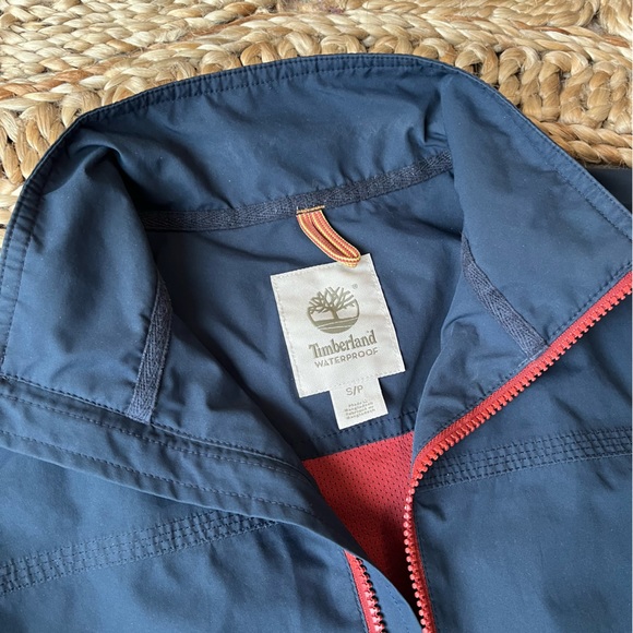 TIMBERLAND Waterproof Bomber Jacket, Navy, Small - Picture 7 of 8